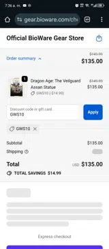 EB Medicine coupon verification screenshot