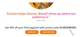 SILENCEBRAND coupon verification screenshot
