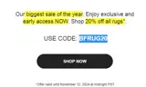 BFRUG20 coupon verification screenshot