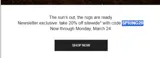 SPRING20 coupon verification screenshot