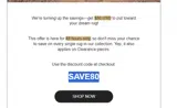 SAVE80 coupon verification screenshot