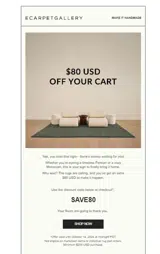 SAVE80 coupon verification screenshot