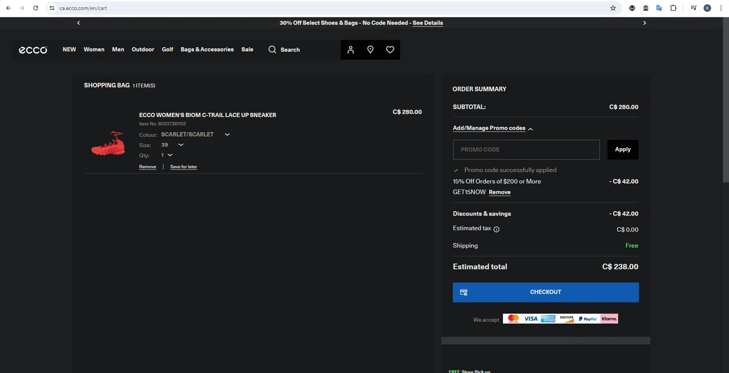 ECCO Promo Codes 15 Off June 2024
