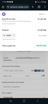 10OFF coupon verification screenshot