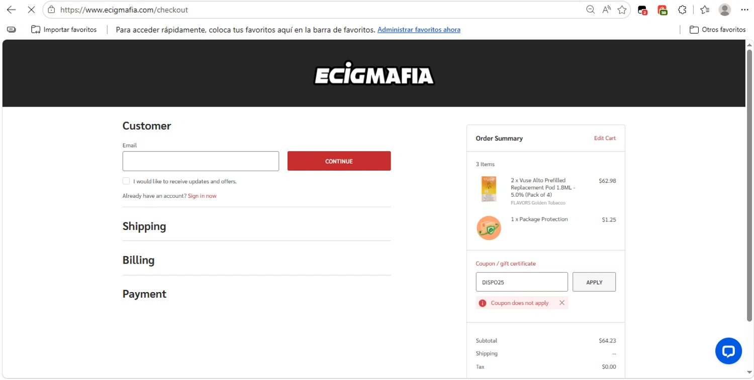EcigMafia Promo Codes - 75% Off (+16 Codes) May 2026