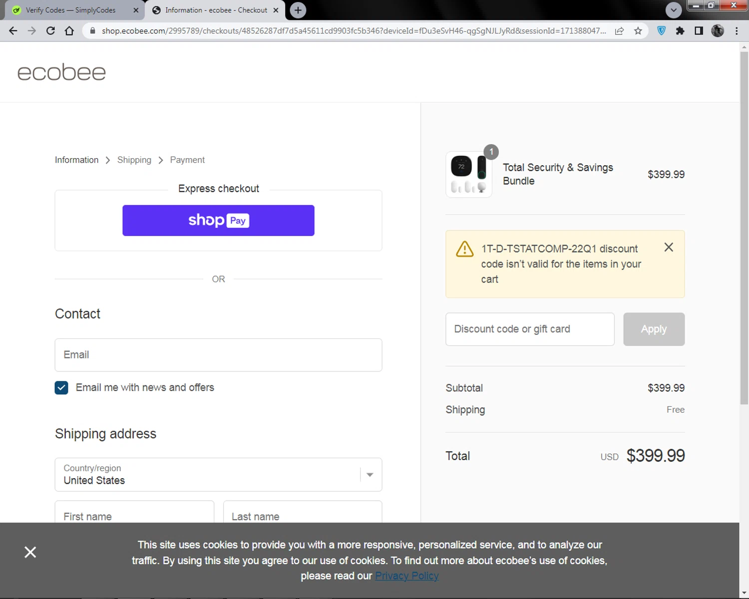 Ecobee Discount Codes 25 Off September 2024
