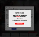 FLASH25 coupon verification screenshot