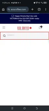Victoria10 coupon verification screenshot