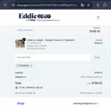 EDDIE20 coupon verification screenshot