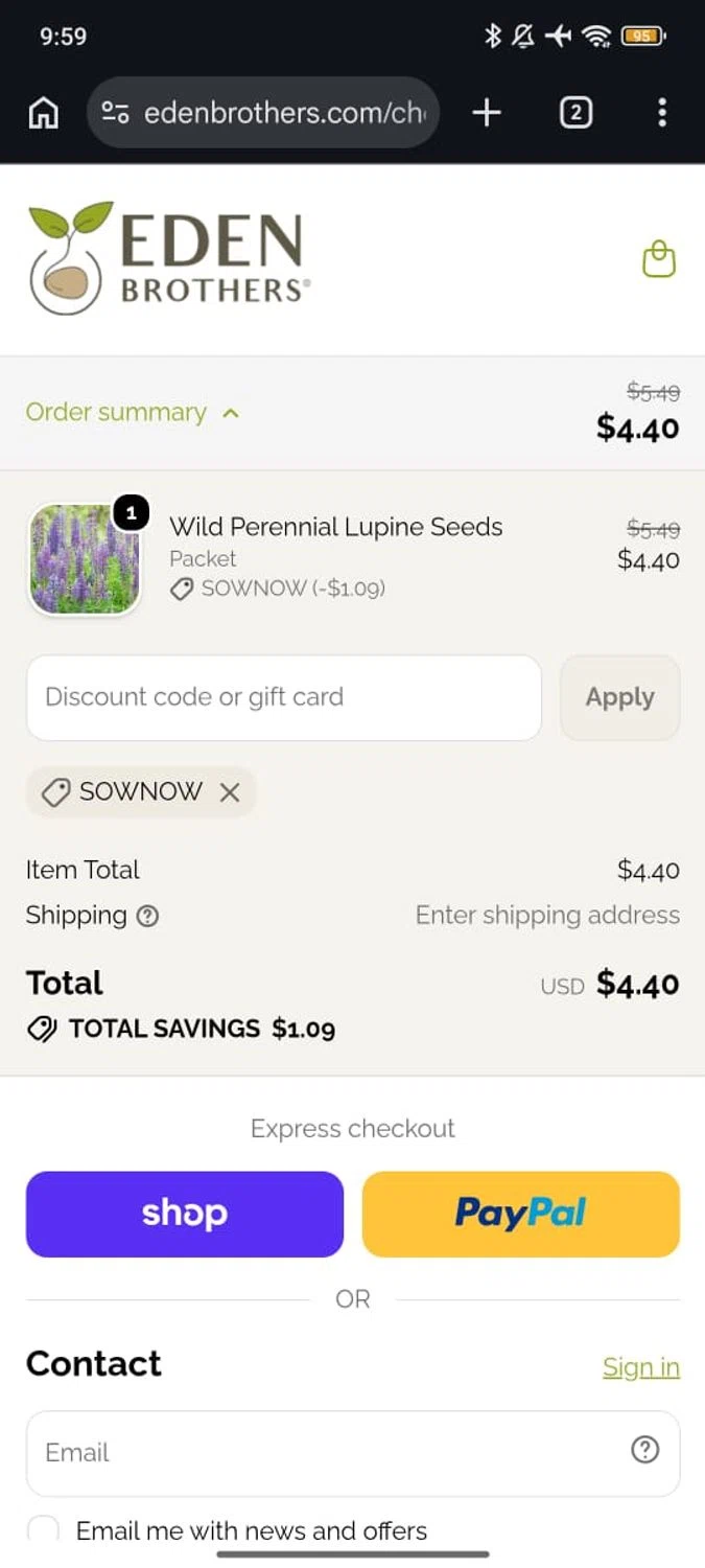 EDEN Brothers Promo Codes