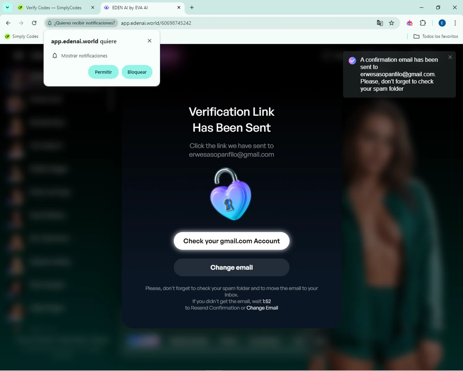 where to use Eden Ai By Eva Ai promo code box