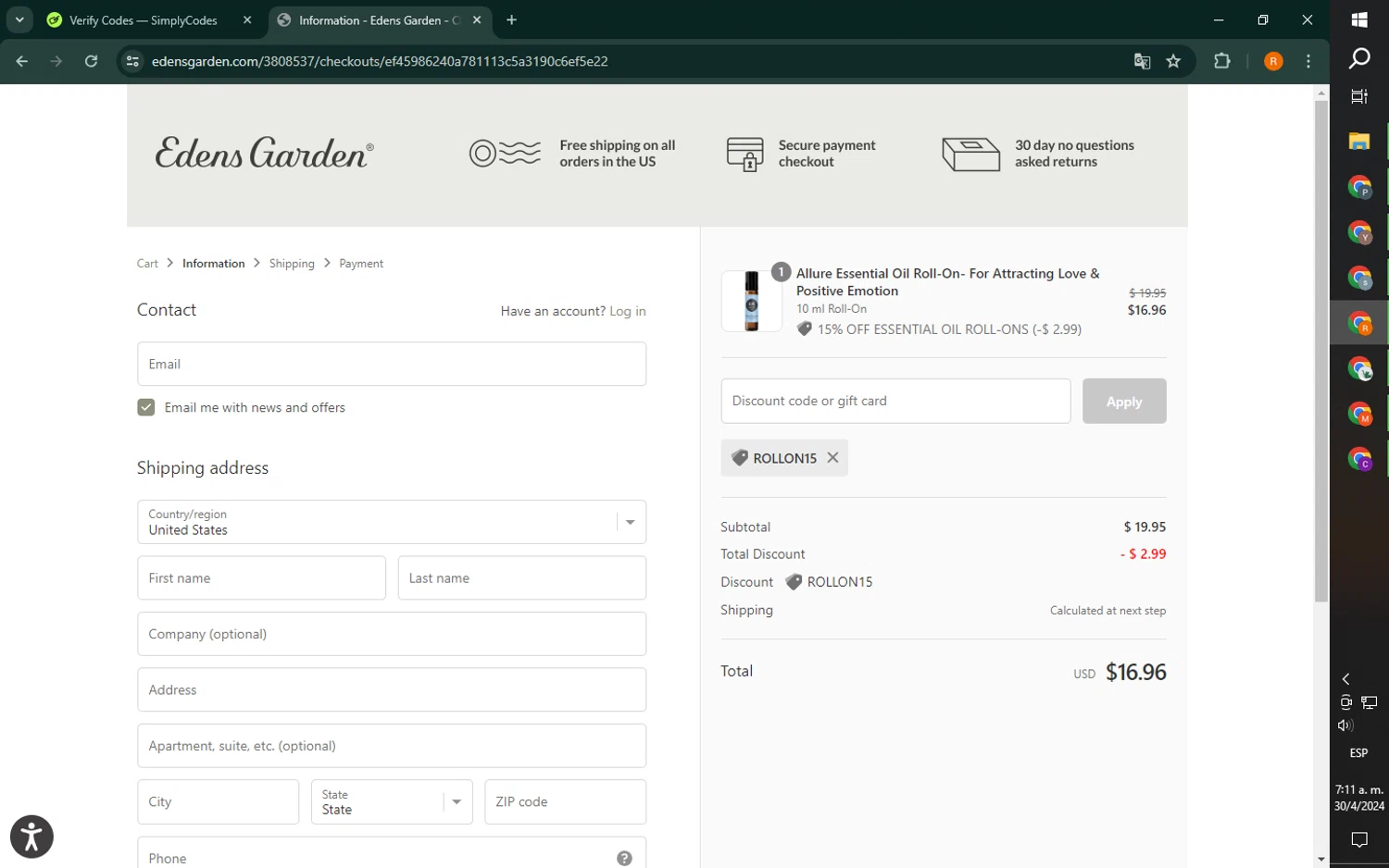 Edens Garden Promo Codes 20 Off May 2024