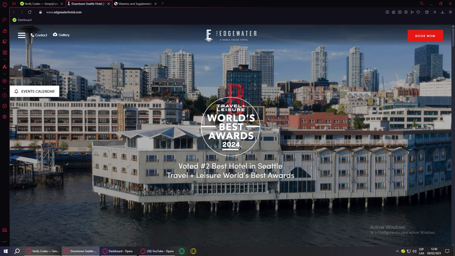 The Edgewater promo code screenshot showing code LOCALLOVE applied at The Edgewater checkout page. Uploaded by SimplyCodes community member ValueWarden4201 on Feb 9, 2025