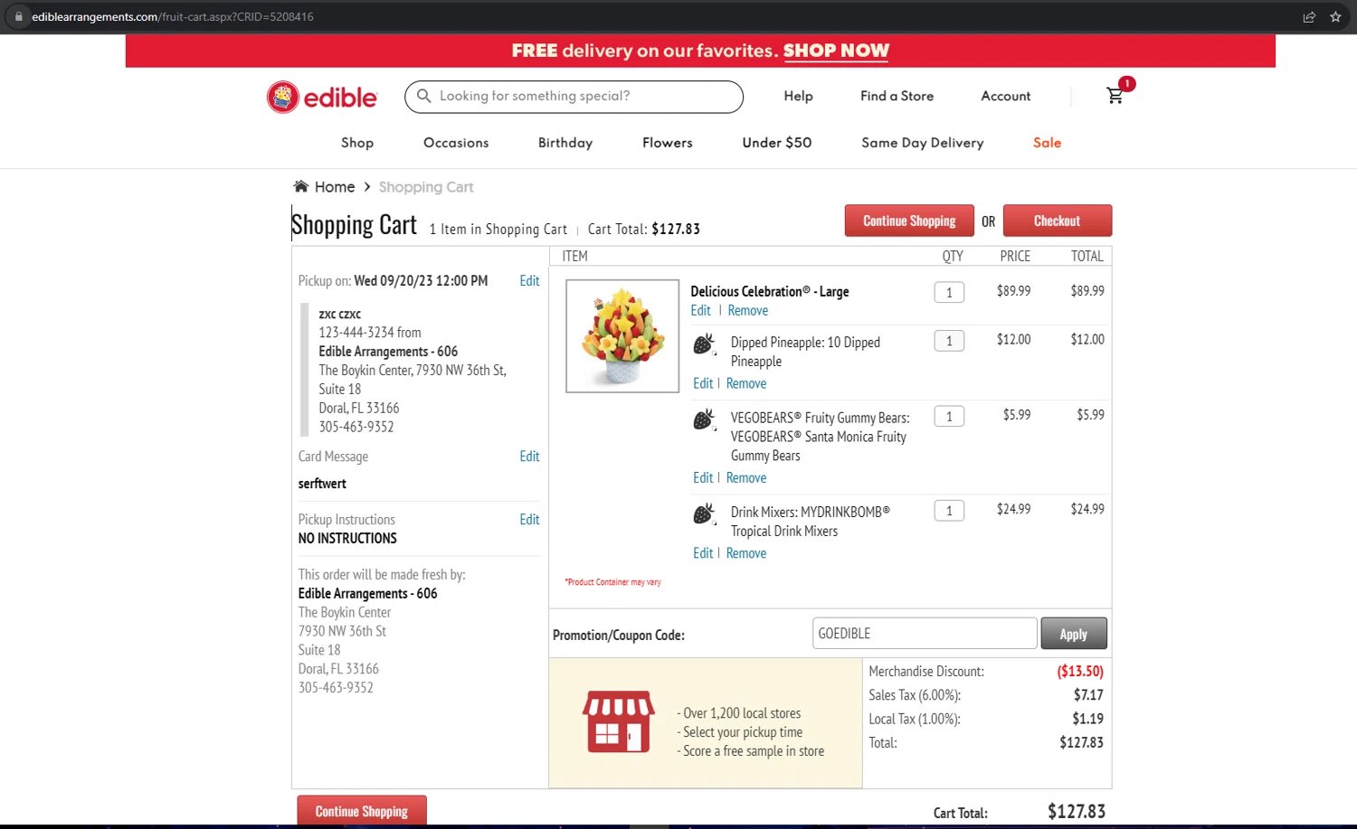 25 off Edible Arrangements Promo Codes September 2023 SimplyCodes