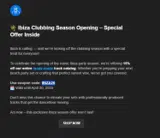 IBIZA25 coupon verification screenshot