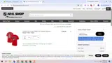 Edmonton Oilers Shop coupon verification screenshot
