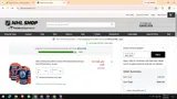 Edmonton Oilers Shop coupon verification screenshot