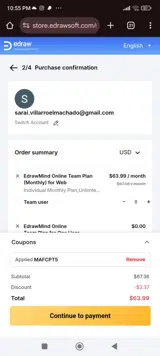 MAFCPT5 coupon verification screenshot