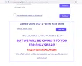 Educate Simplify coupon verification screenshot