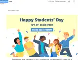 EduDemius coupon verification screenshot