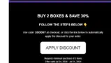2GOOEY coupon verification screenshot