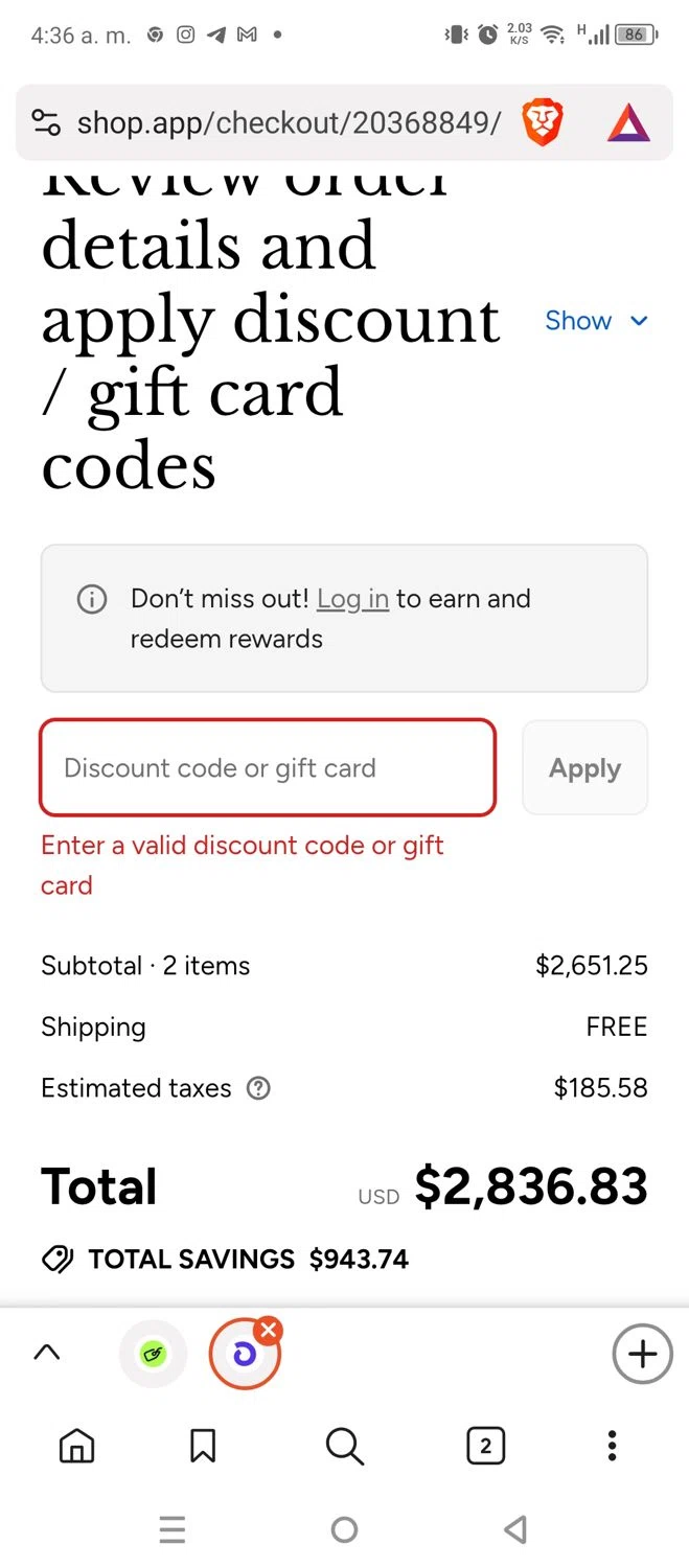 Effy Jewelry promo code screenshot showing code FLASH35 applied at Effy Jewelry checkout page. Uploaded by SimplyCodes community member DiscountCollector1489 on Aug 23, 2025