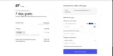 EF Hello coupon verification screenshot