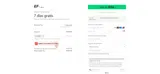 EF Hello coupon verification screenshot
