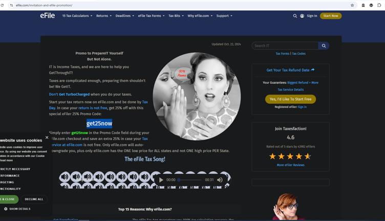 eFile Promo Codes - 25% Off (2 Verified) Feb 2026