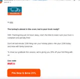 RNF25 coupon verification screenshot