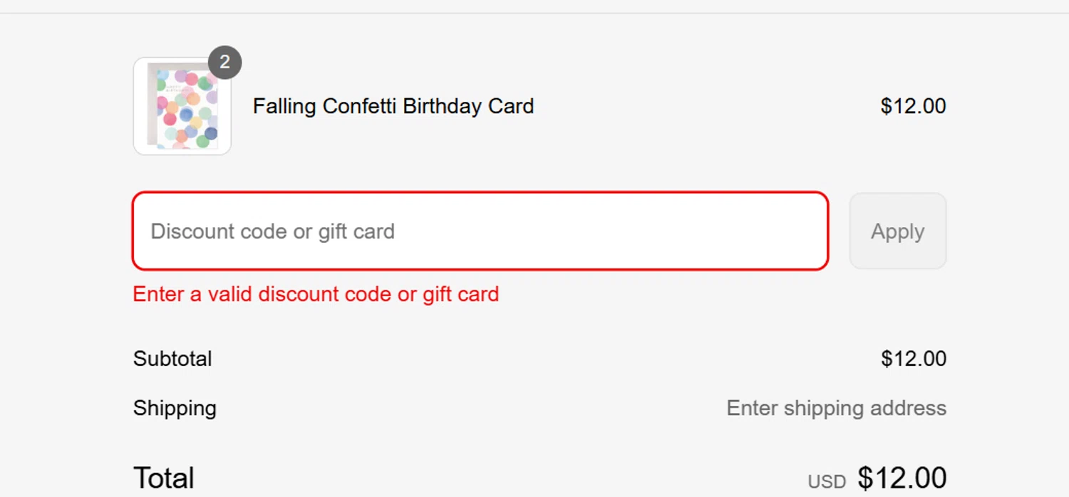 E. Frances Paper discount code screenshot showing code THANKYOU5 applied at E. Frances Paper checkout page. Uploaded by SimplyCodes community member SmartMonarch6067 on Jun 15, 2025