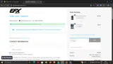 efx20anni coupon verification screenshot