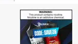 eJuice Direct coupon verification screenshot