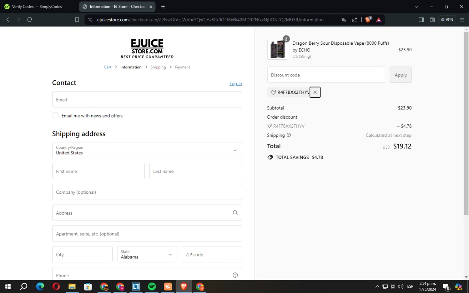 Ejuice Store Coupons 20 Off August 2024