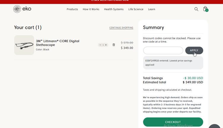 Eko Health Promo Codes - 10% Off (3 Verified) Dec 2025