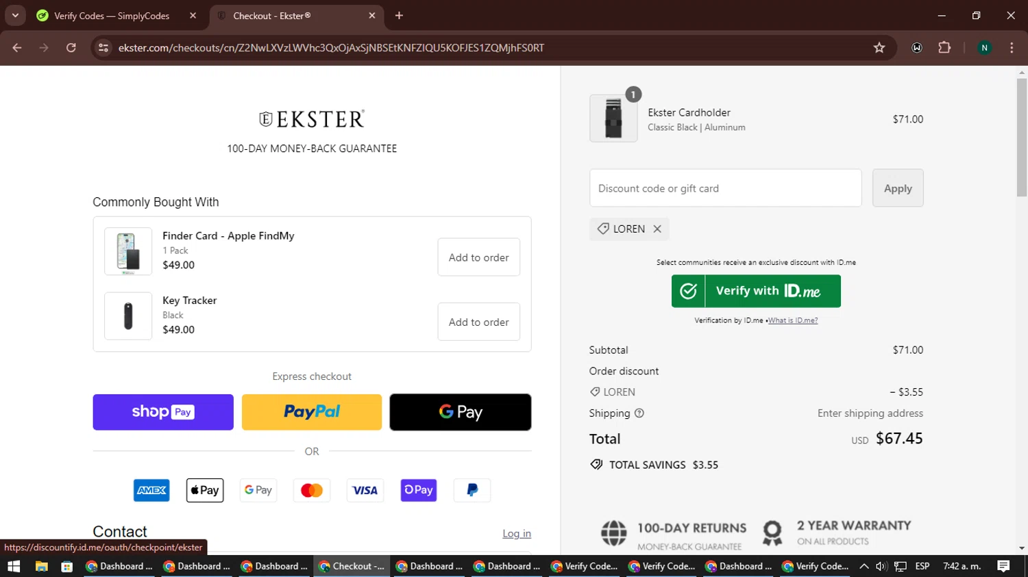 Ekster Discount Codes 10 Off Coupon Codes in August 2024 SimplyCodes