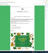 Lucky coupon verification screenshot