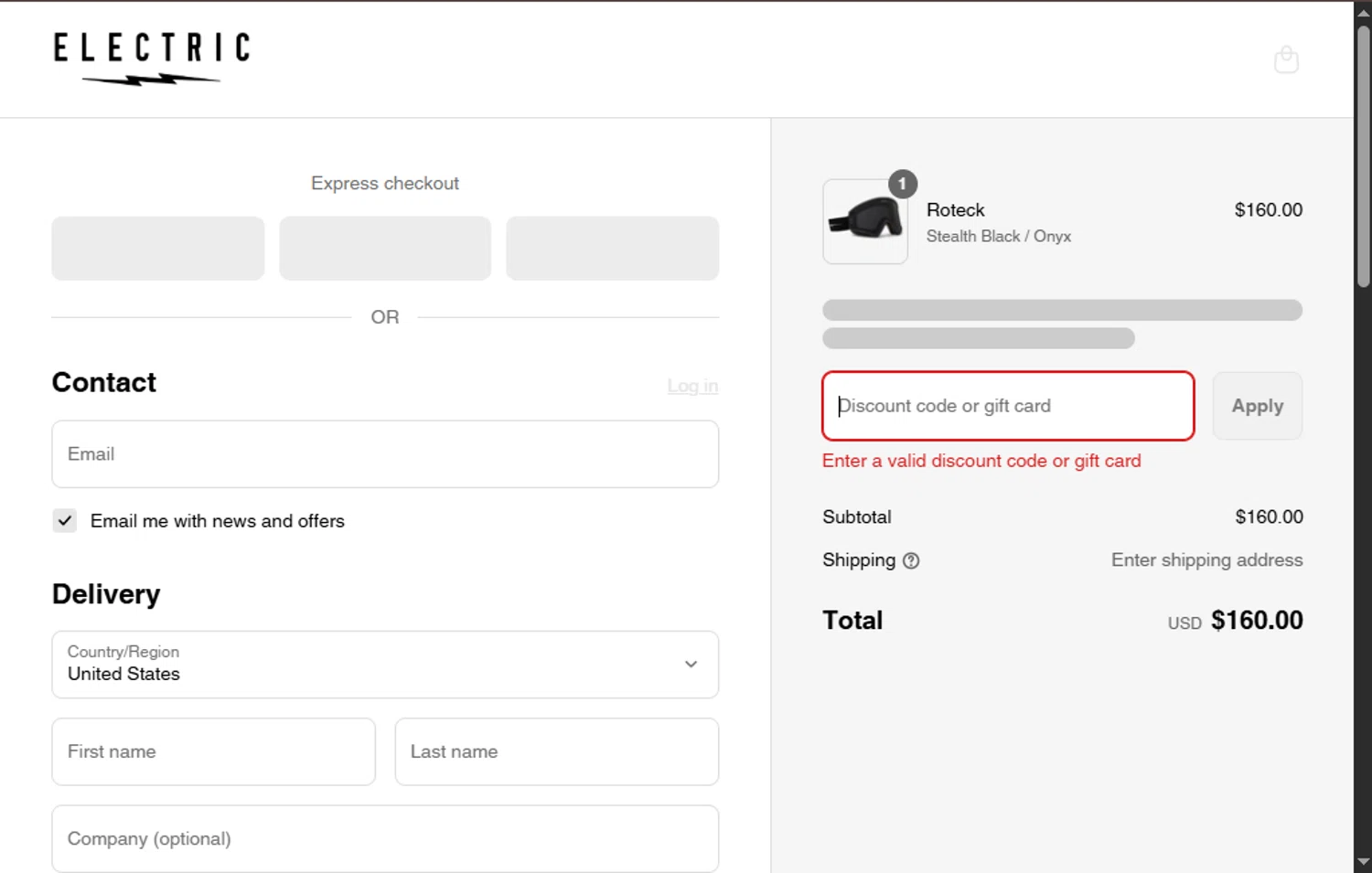 Electric promo code screenshot showing code ANDY20 applied at Electric checkout page. Uploaded by SimplyCodes community member MagnificentFalcon188 on Jun 3, 2025