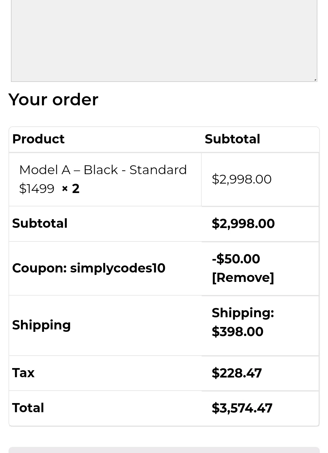 Electric Bike Company checkout page showing Electric Bike Company coupon code box | Screenshot taken by SimplyCodes community member on Mar 25, 2023