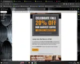 HARVEST20 coupon verification screenshot