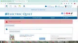 Electric Quilt coupon verification screenshot