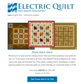 Electric Quilt coupon verification screenshot