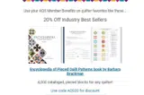 Electric Quilt coupon verification screenshot
