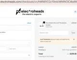ELECTROHEADS coupon verification screenshot