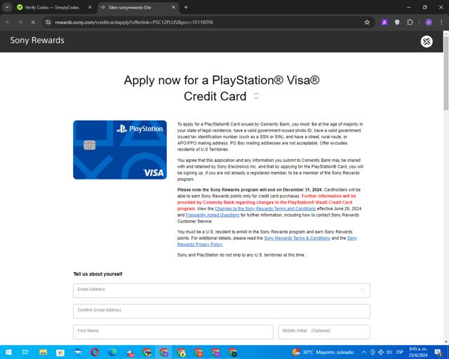 Sony Electronics checkout page showing Sony Electronics promo code box | Screenshot taken by SimplyCodes community member on Jun 25, 2024