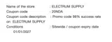 20NDA coupon verification screenshot