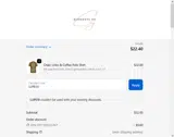LUPE10 coupon verification screenshot