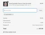 SAVE10NOW coupon verification screenshot