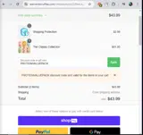PROTEINVALUEPACK coupon verification screenshot