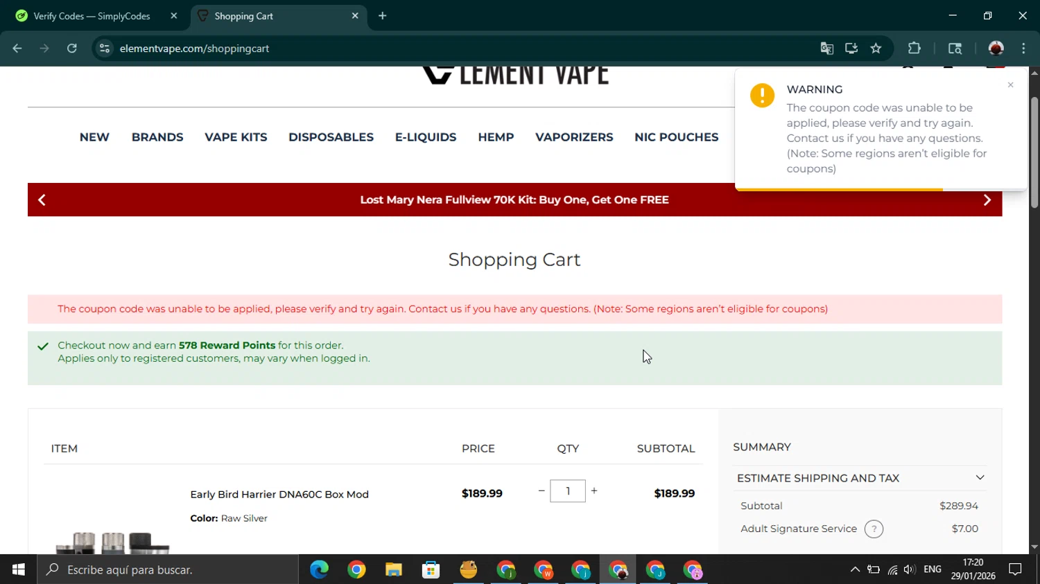 Element Vape Promo Codes